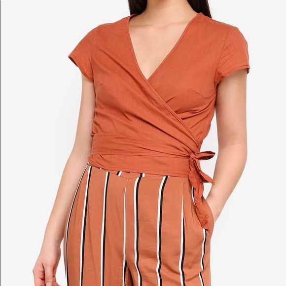 Cotton On Tops - Cotton On Wrap Top